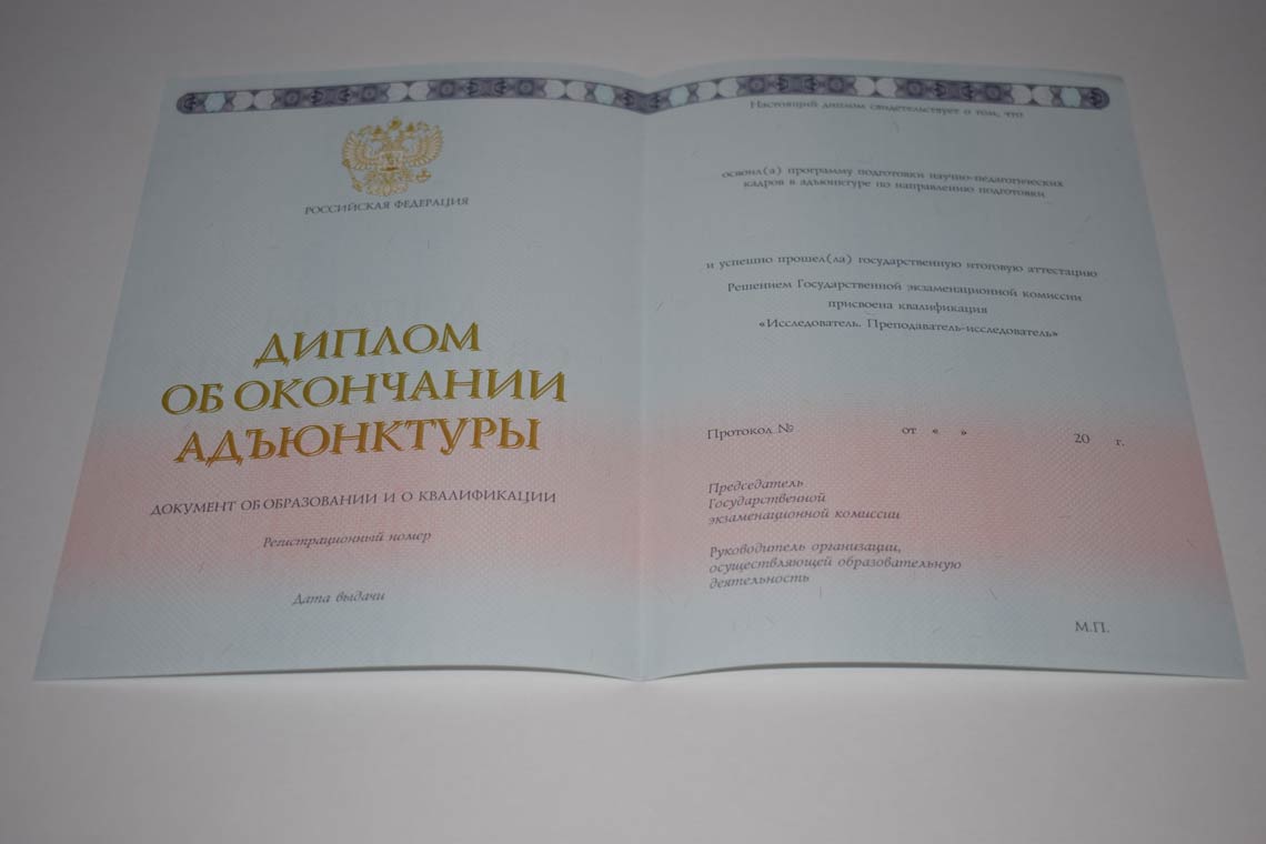 Диплом Адъюнктуры 2014-2025 в Подольске
