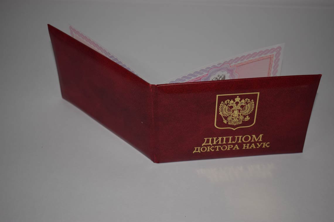 Диплом Доктора Наук 2013-2025 в Подольске корка